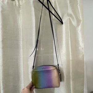 Small Crossbody Rainbow Coach Purse